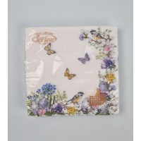 Салфетка пасхальная столовая двухслойная La Fleur ЗЗхЗЗ см 16 шт 