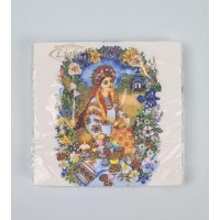 Салфетки бумажнае пасхальнае (ЗЗхЗЗ, 15шт)