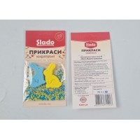 Набор кондитерских украшений №3 Желто голубые пушистики  (1 шт)