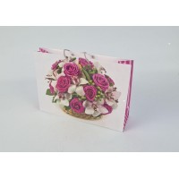 Бумажный большой горизонтальный пакет  36/22/10(артBG-082) (12 шт)