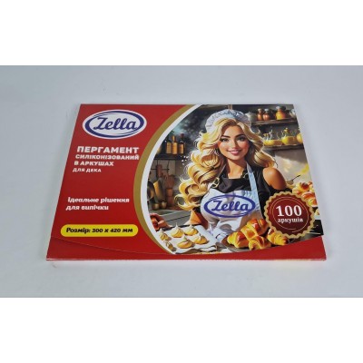 Пергамент для выпечки  (100листов)  30*42 белая силиконовая (1 пачка)