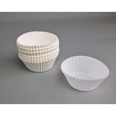 Тартолетка для кексов 125А круглая белая D55 H35 (100шт) (1 уп.) Тартолетка для кексов 125А круглая белая D55 H35 (100шт) (1 уп.)