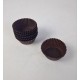 Тартолетка для кексов 6А  круглая коричневая D45 H25 (100шт)  (1 уп.)