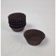 Тартолетка для кексов 4А  круглая коричневая D35 H20 (100шт)  (1 уп.)