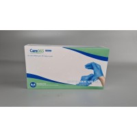 Перчатки Винил Синие  (100шт) размер M 