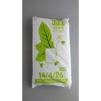 Фасовочные полиэтиленовые пакеты №4 (14х26) Эко лист Комсерв (1 пачка)