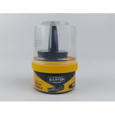 Крем-блеск для обуви с аппликатором 50мл Черный (1 шт)