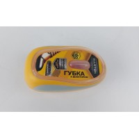 Губка с дозатором для обуви из гладкой кожи бесцветная, ТМ Barton (1 шт)