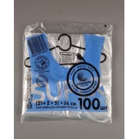 Майка фасовочная п/э №21*36 Сomserv(100шт) NEW (1 пачка)