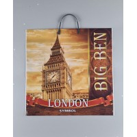 Полиэтиленовый пакет (40х40) с пластиковой ручкой 