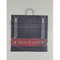 Полиэтиленовый пакет (40х40) с пластиковой ручкой 