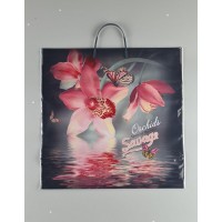 Полиэтиленовый пакет (40х40) с пластиковой ручкой 