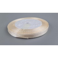 Лента атласная для воздушных шаров и подарков 0,6 см (23 метра) пудра   (1 пачка)