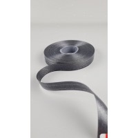 Лента полипропиленовая для воздушных шаров и подарков 2 см х 100 ярдов черная  (1 пачка)