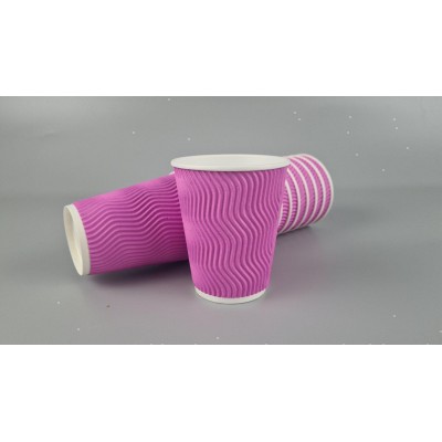 Стакан гофрированный 400мл(12oz) Стакан гофрированный 400мл(12oz)