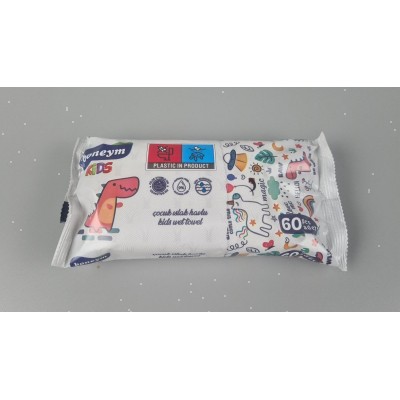 Влажная салфетка  60 шт без клапана 