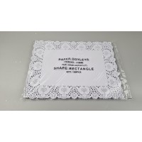 Прямоугольная ажурная салфетка 30х40 см 100 штук, сервировочные салфетки на стол, кружевные салфетки
