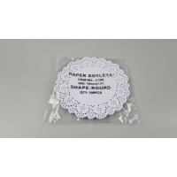 Одноразовая бумажная салфетка ажурная Ø 19 см 100 штук, салфетка банкетная, салфетки на стол Одноразовая бумажная салфетка ажурная Ø 19 см 100 штук, салфетка банкетная, салфетки на стол