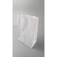 Пакет с дном бумажный крафт белый, 170х90х240, 70г/м2 (25 шт)