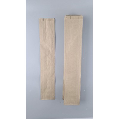 Бумажные пакеты саше крафт бурий, 100х50х560, 40г/м2 (100 шт)