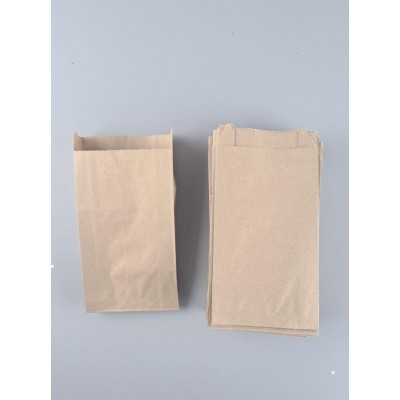 Бумажные пакеты саше крафт бурий, 120х40х230, 40г/м2 (100 шт)