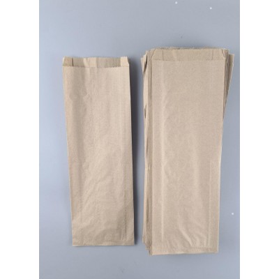 Бумажные пакеты саше крафт бурий, 150х50х440, 40г/м2 (100 шт)