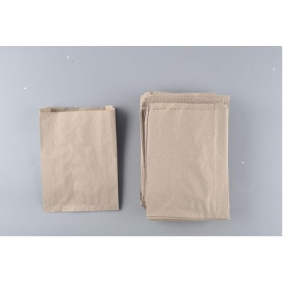 Бумажные пакеты саше крафт бурий, 160х50х230, 40г/м2 (100 шт)