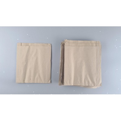 Бумажные пакеты саше крафт бурий, 220х50х250, 40г/м2 (100 шт)