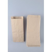 Бумажные пакеты саше крафт бурий, 90х40х210, 40г/м2 (100 шт)