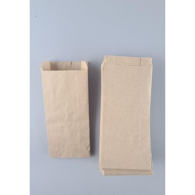 Бумажные пакеты саше крафт бурий, 90х40х210, 40г/м2 (100 шт)