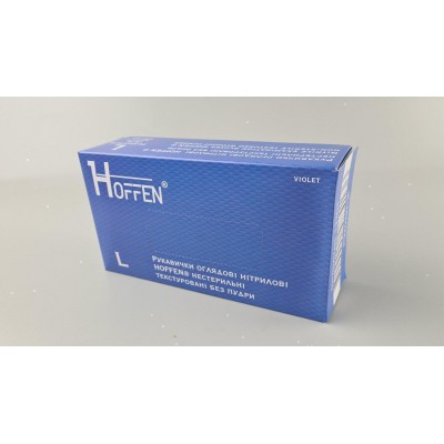 Перчатки Нитрил Фиолетовый(100шт) размер L 