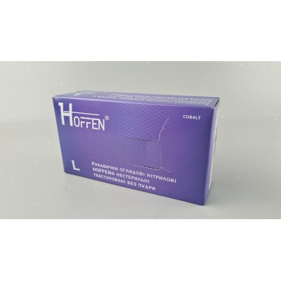 Перчатки Нитрил Кобальтовый (100шт) размер L 