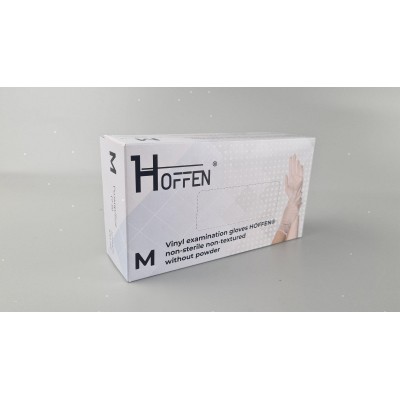 Перчатки Винил прозрачные (100шт) размер M 