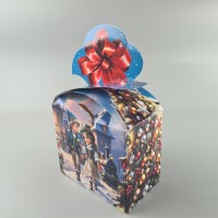 Новогодняя подарочная картонная упаковка для конфет (1000грм) №198 