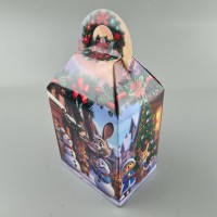 Новогодняя подарочная картонная упаковка для конфет (700грм) №232 