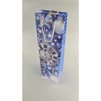 Пакет новогодний  бумажный под  бутылки-022 (12 шт)