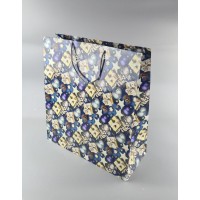 Новогодние, кортонный пакеты подарочные Супер 47x52x20-005) (12 шт)