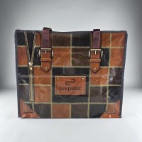 Полипропиленовая сумка хозяйственная  с цветным рисунком №2 Латки (1 шт)