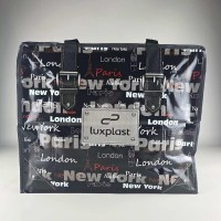 Полипропиленовая сумка хозяйственная  с цветным рисунком №2 Париж (1 шт)