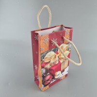 Пакеты новогодние ,бумажные ,подарочные , Малый 11/18/5 -005 (12 шт)