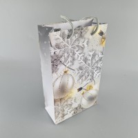 Пакеты новогодние ,бумажные ,подарочные , Малый 11/18/5 -007 (12 шт)