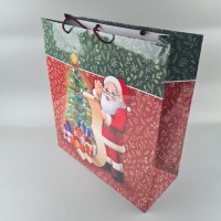 Новогодние, кортонный пакеты подарочные Супер 47x52x20-008) НГ (12 шт)