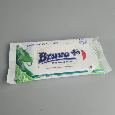 Влажная салфетка  15 шт 