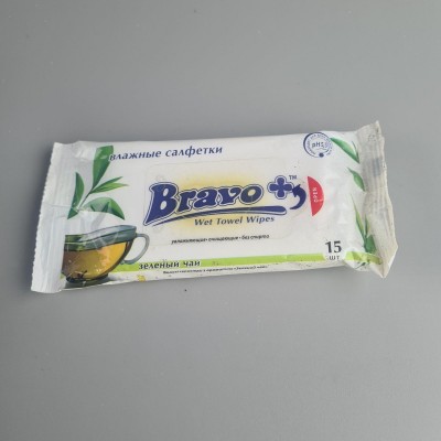 Влажная салфетка  15 шт 