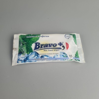 Влажная салфетка  15 шт 