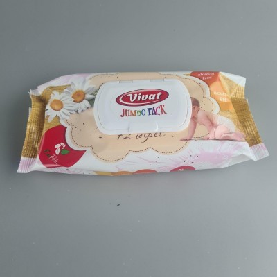 Влажная салфетка  72 шт с клапаном 