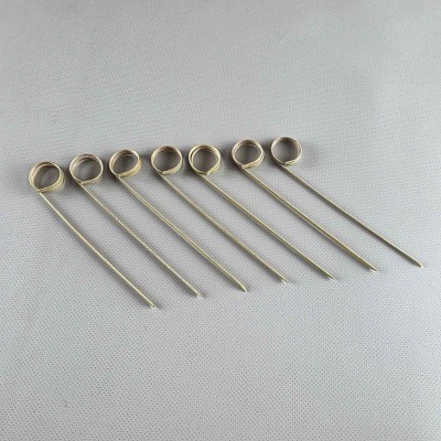 Деревянные бамбуковые шпажки Кольцо 12см,100 шт (1 пачка)