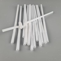 Трубочка-соломка для напитков с гофрой d6,0 -26см Белая Артистик (100 шт)