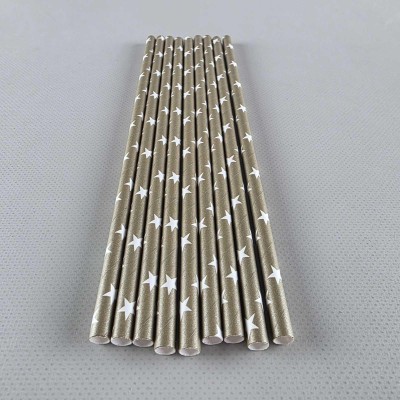 Соломка трубочка бумажная Ø 5 мм 20 см 