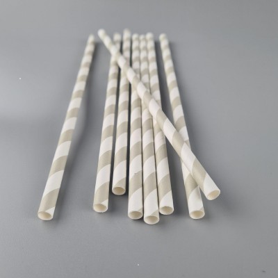 Соломка трубочка бумажная Ø 5 мм 20 см 